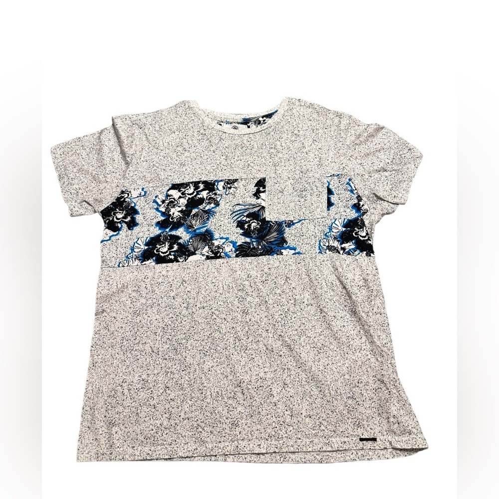On the Byas Men’s Large Gray and Floral T-Shirt size Large